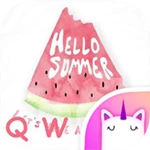 Logo of Summer Fruit Emoji Keyboard Theme android Application 